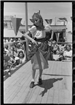 Young girl dancing at Taos Fiestas 1940