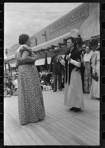Native Dance at Taos Fiestas 1940