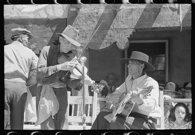 Spanish American Musicians at Taos Fiestas 1940