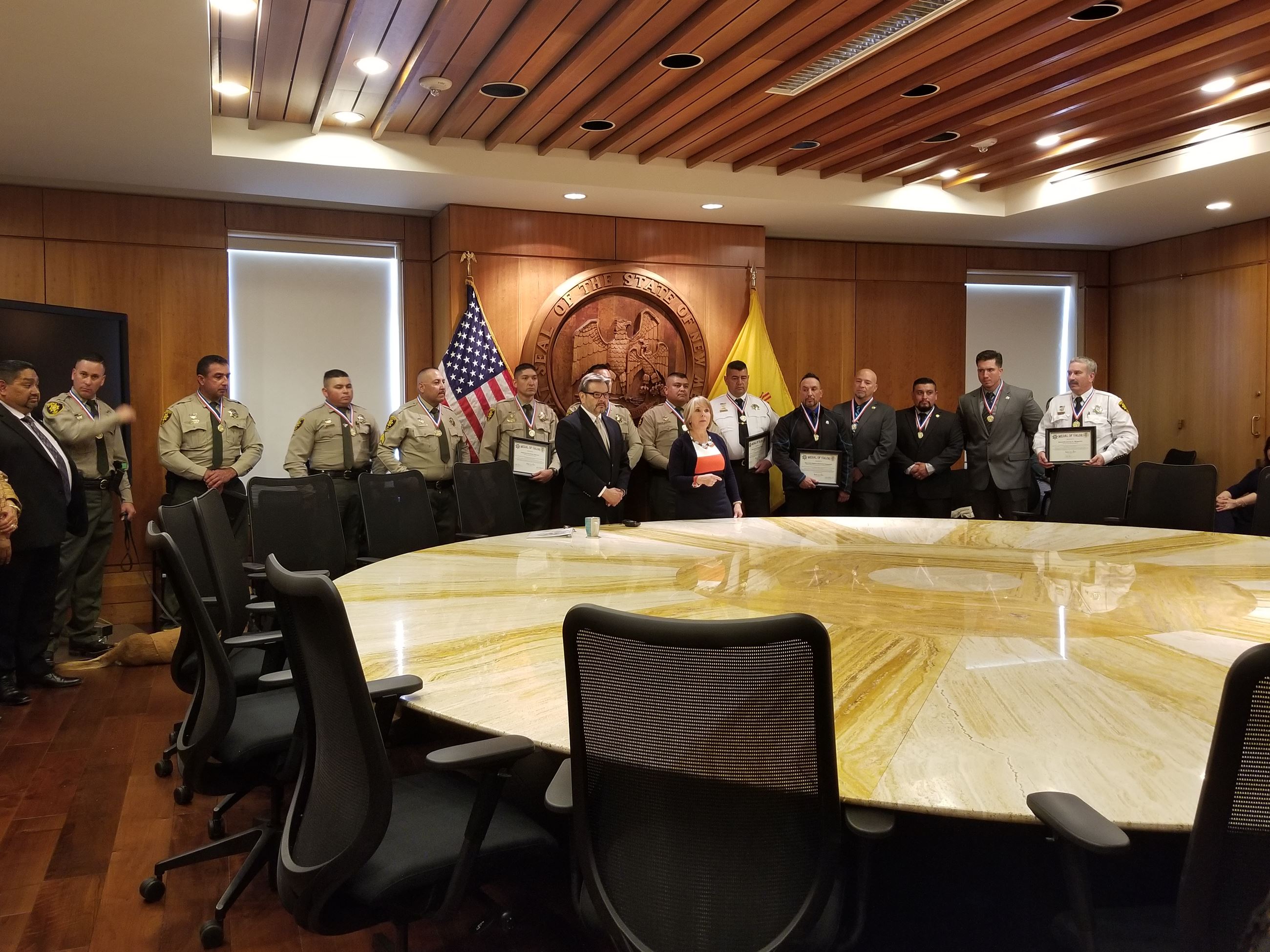 Medal Honories at Round Table