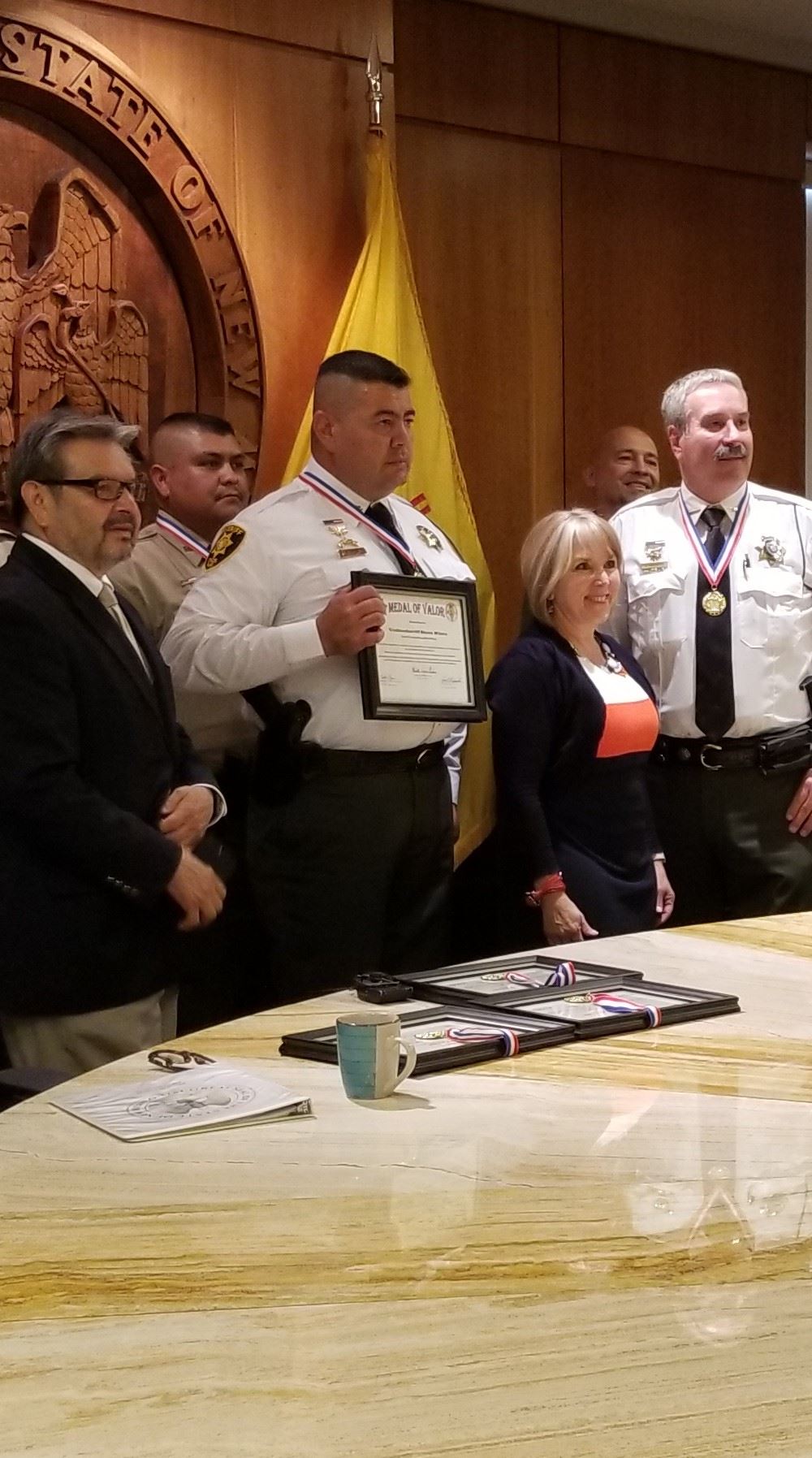 Steve Miera Reciving Award