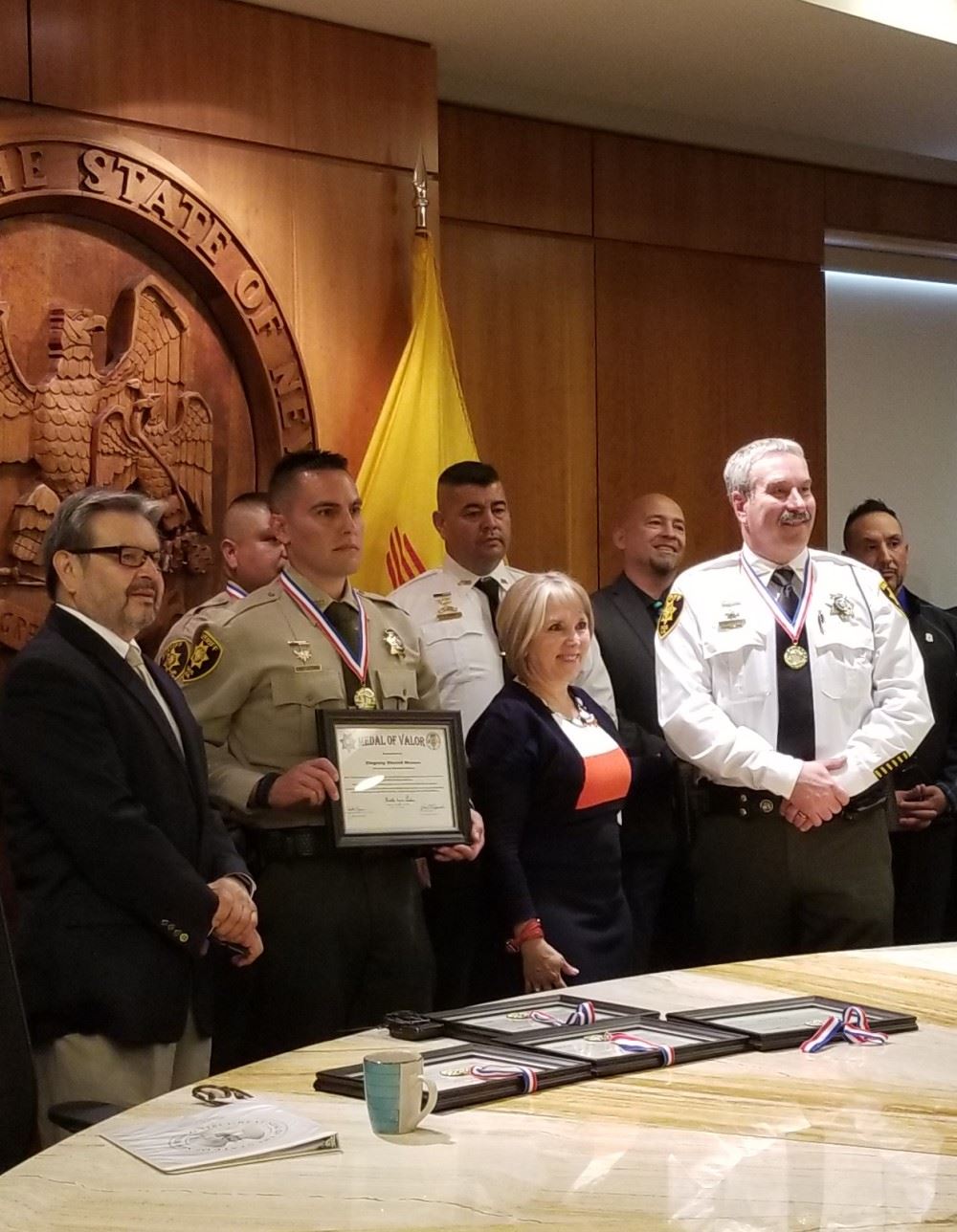 David Romo Reciving Award