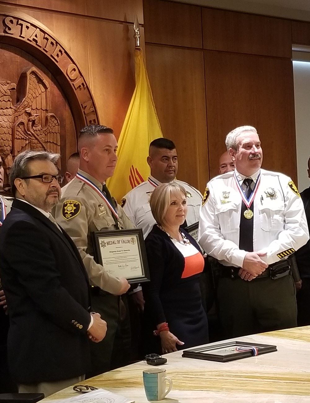 Jose Garcia Reciving Award