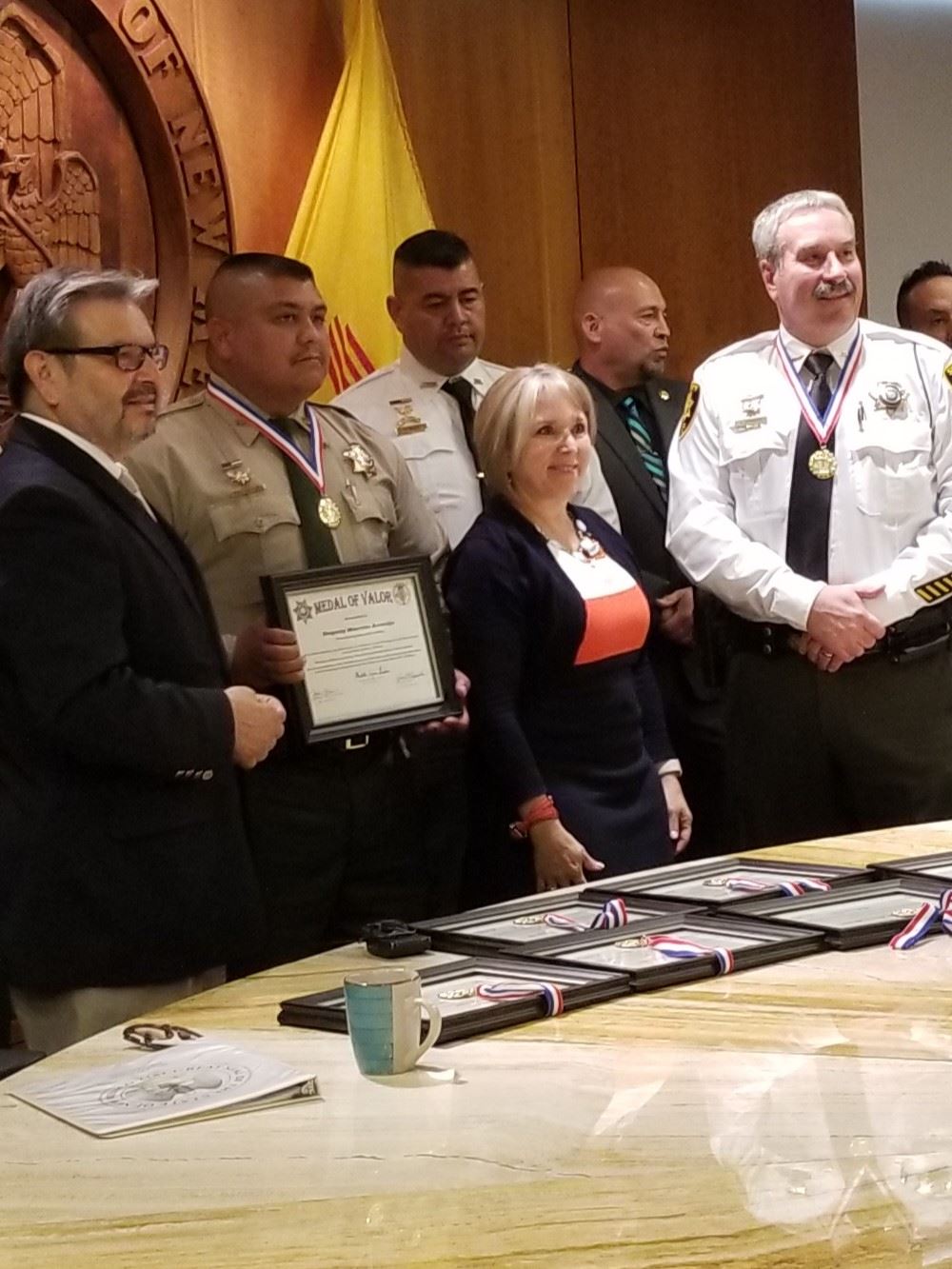 Marvin Armijo Reciving Award