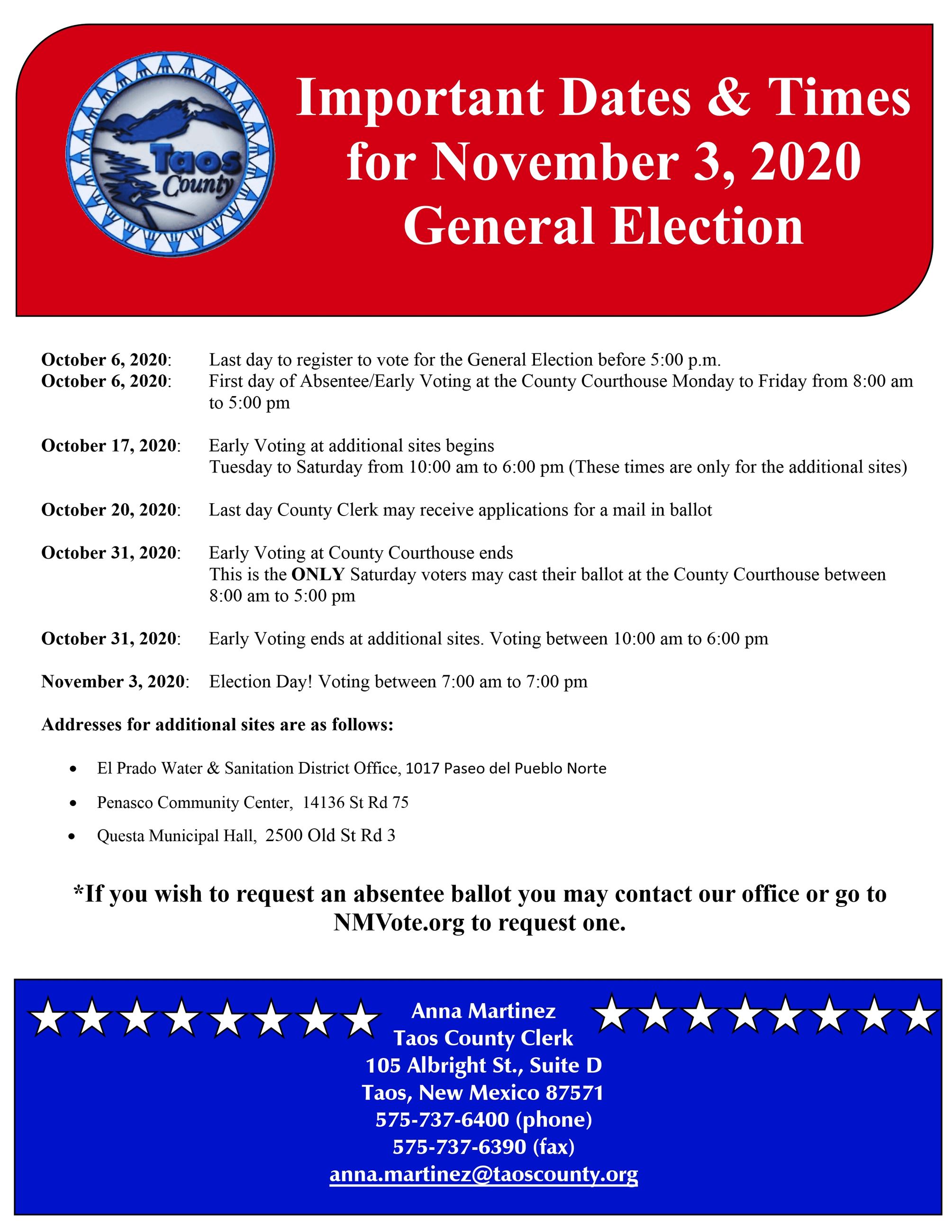 General Election Clerks