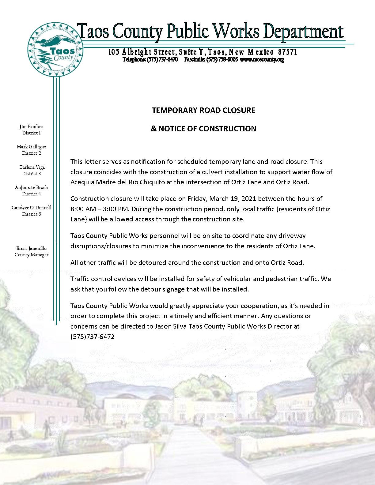 Public Service Announcement Ortiz Lane 03.17.21 LH