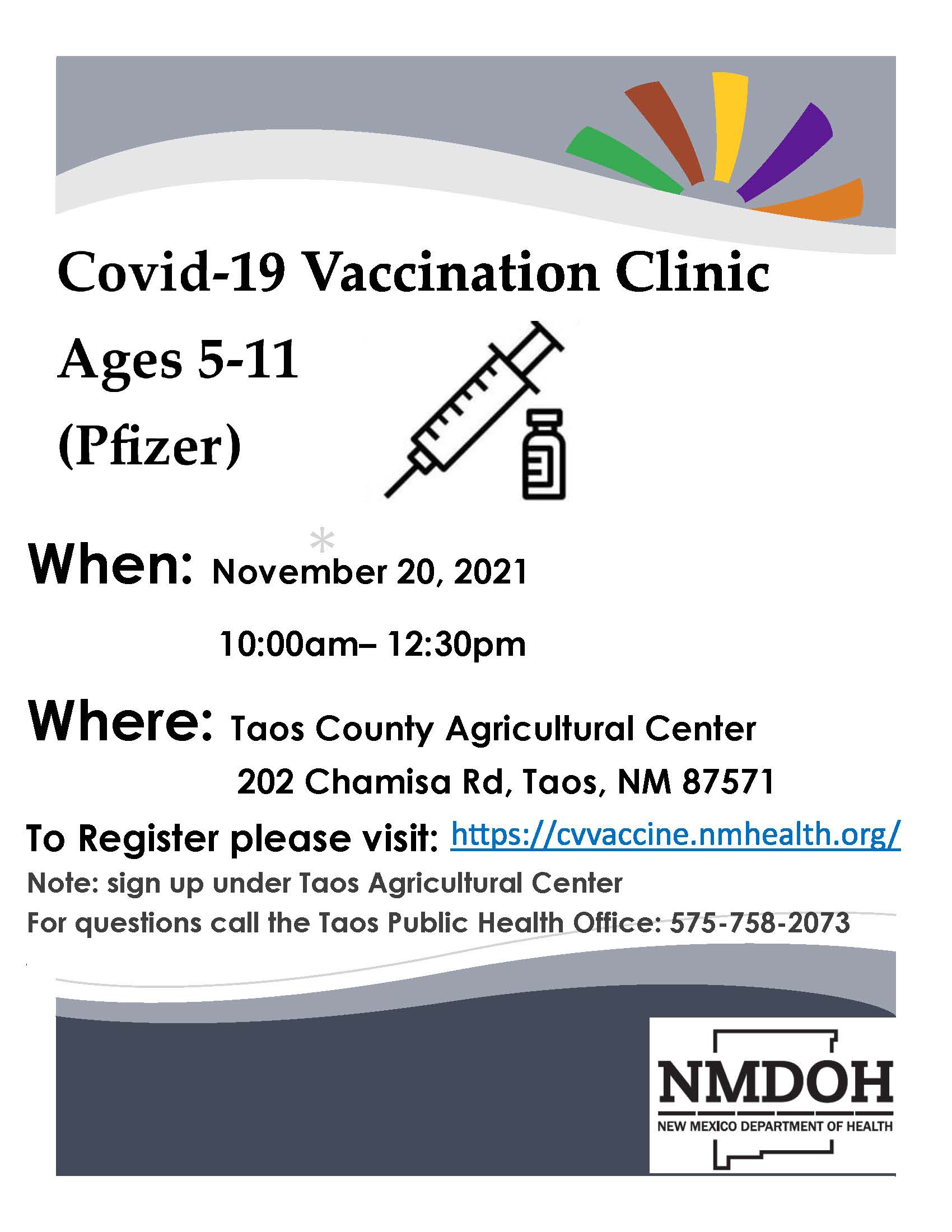Taos Vax Event Flyer 11.20.21